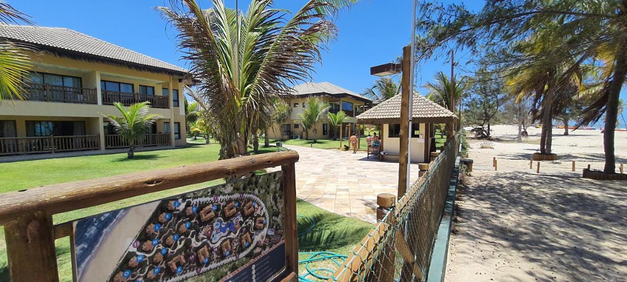 Paraiso Frente Mar!! 04 Pessoas-Pe Na Areia Vg Sun Cumbuco-Hidro, Sauna, Academia, Piscina,Cozinha Completa, Wifi, Parquinho Infantil Eksteriør bilde